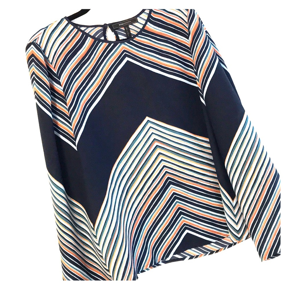 Fun Flirty Boho Chic BCBG Top
